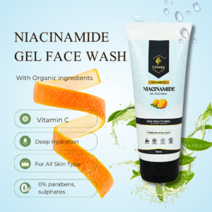 Niacinamide Vitamin-C Gel Facewash with Organic ingredients | 100 ml